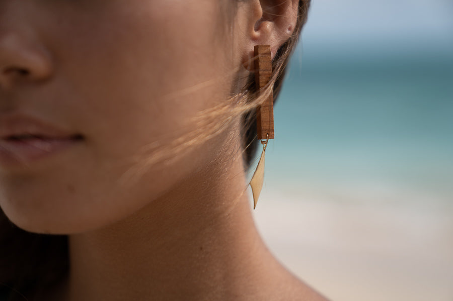 Golden Drops Earrings