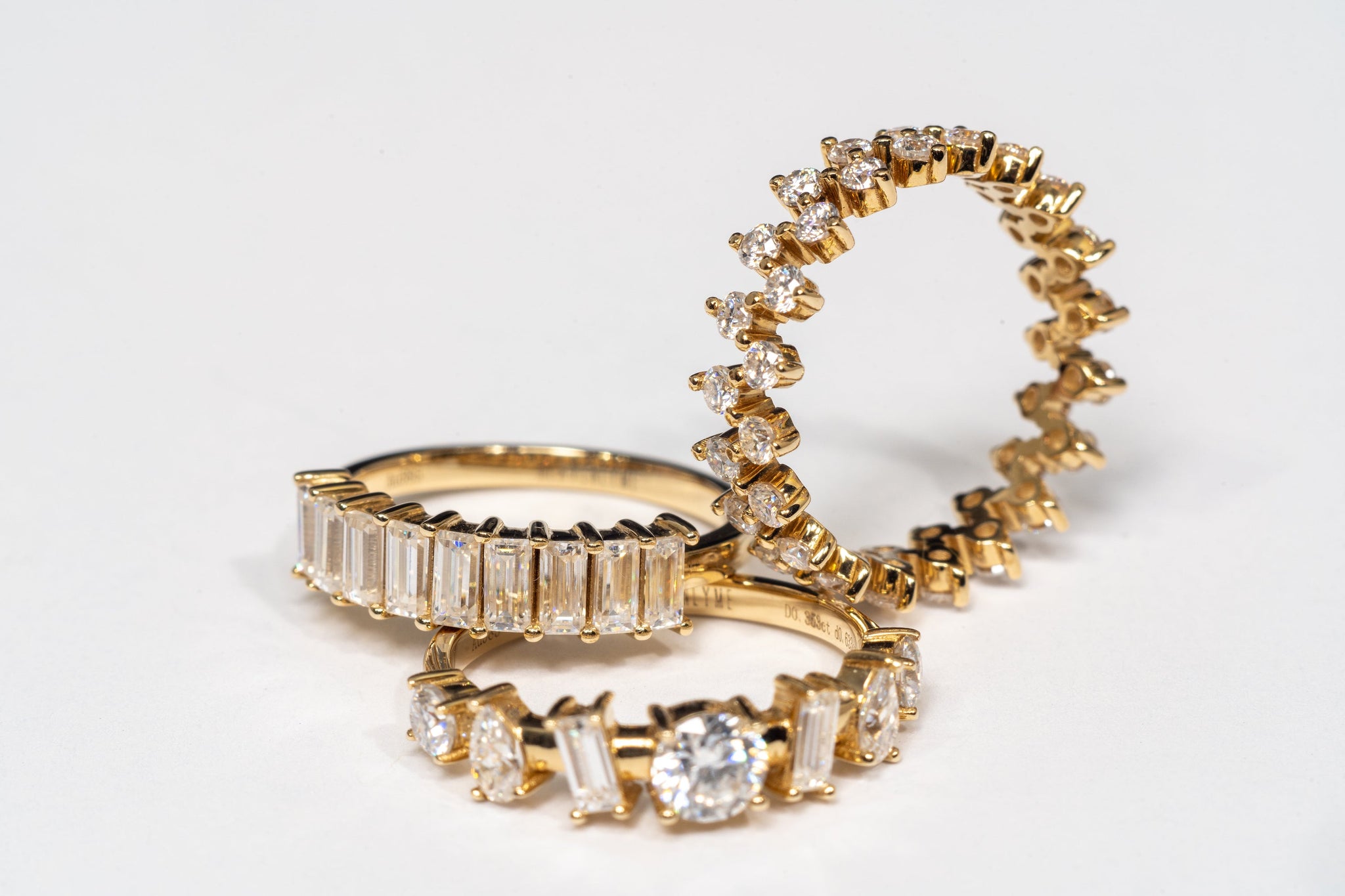 18K Chiara Diamond Clusters Ring