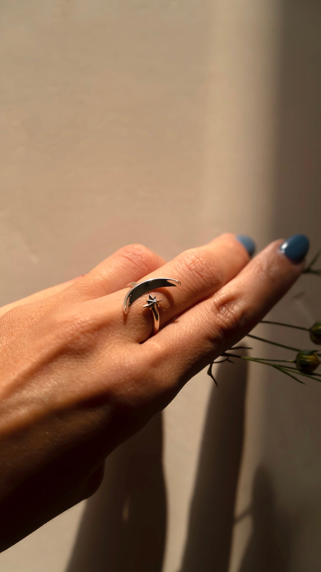 Silver sky ring