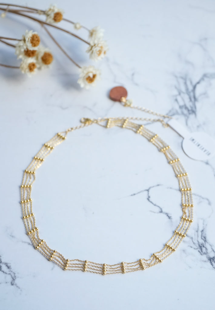 14K GOLD ROYAL CHOKER