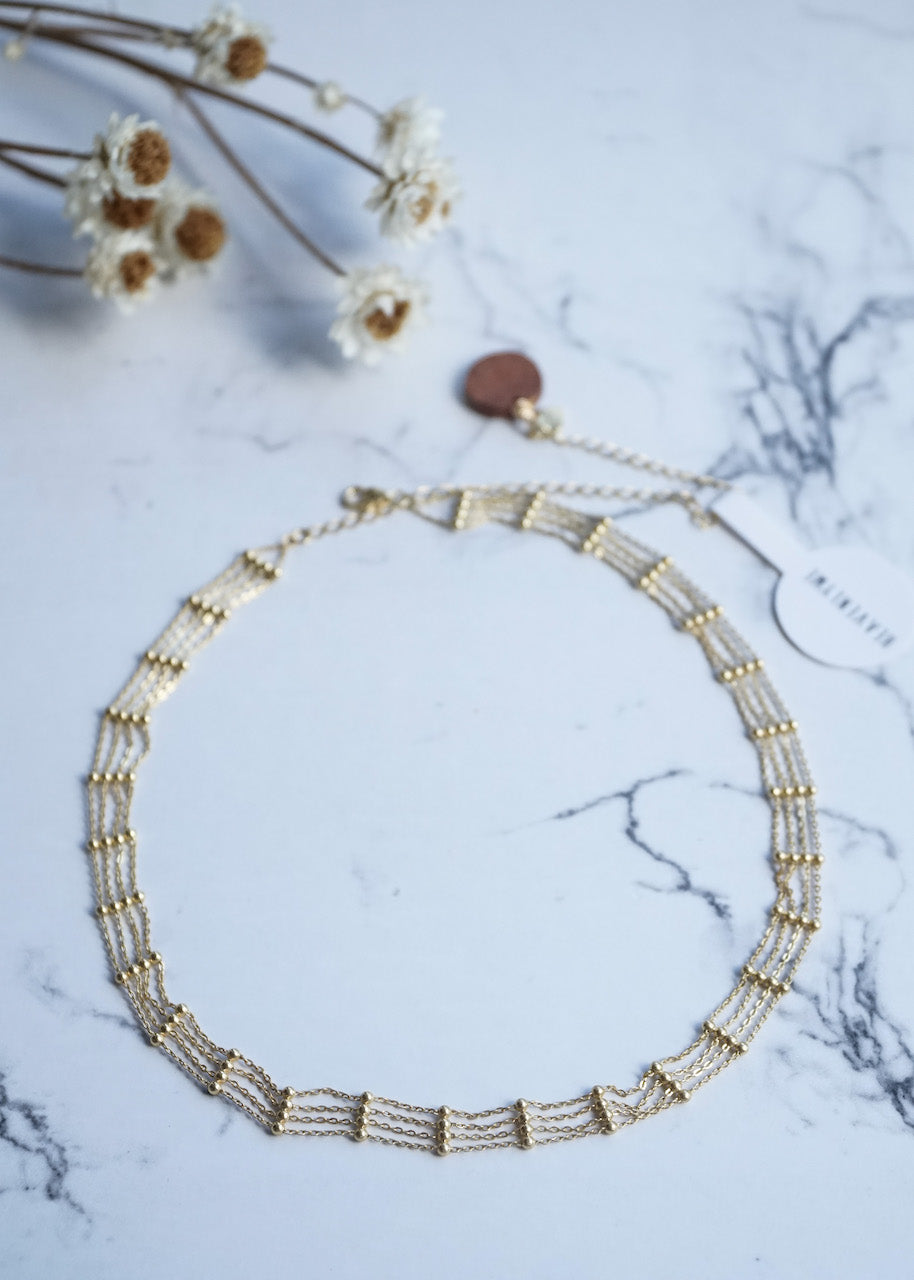 14K GOLD ROYAL CHOKER