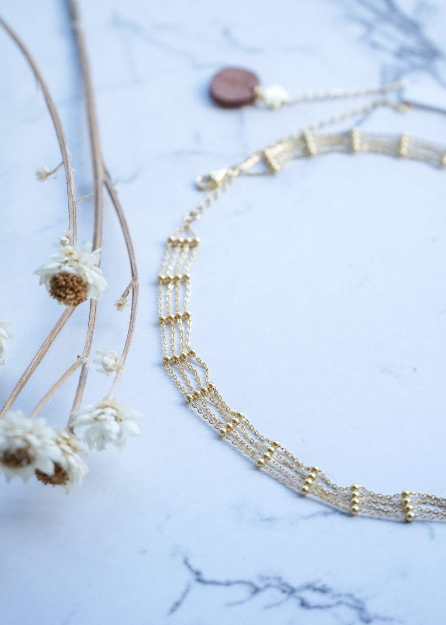 14K GOLD ROYAL CHOKER