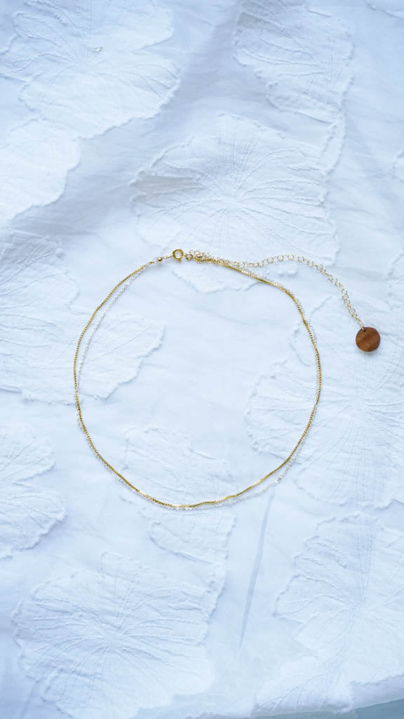 Gold Silver Water Choker