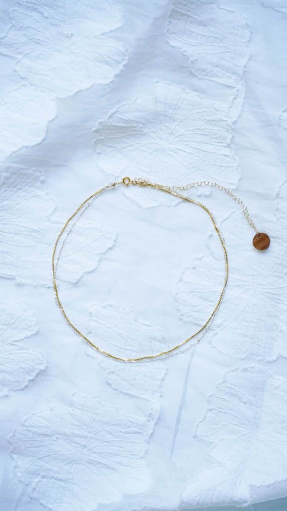 Gold Silver Water Choker