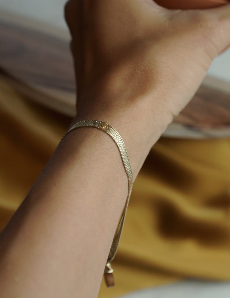 Gold with the Flow Bracelet/Anklet