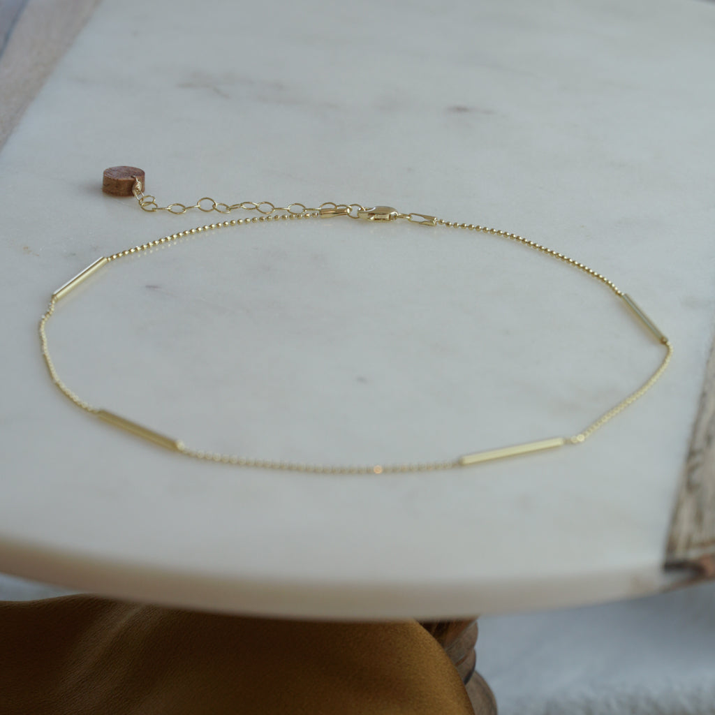 14K GOLD Ala Ala Choker