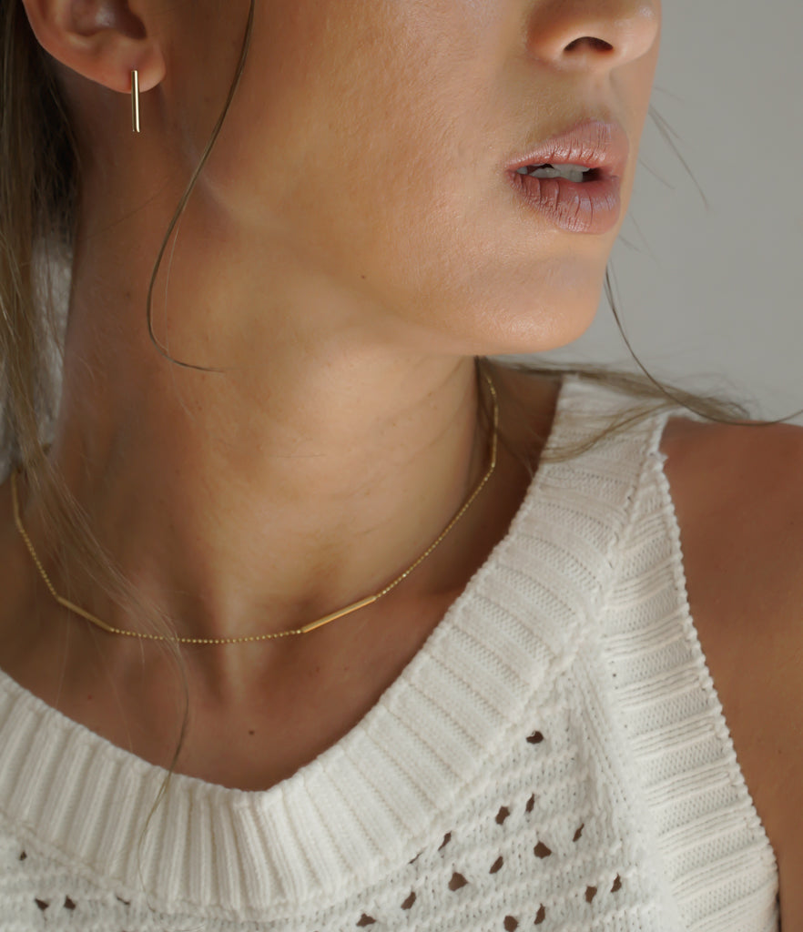 14K GOLD Ala Ala Choker