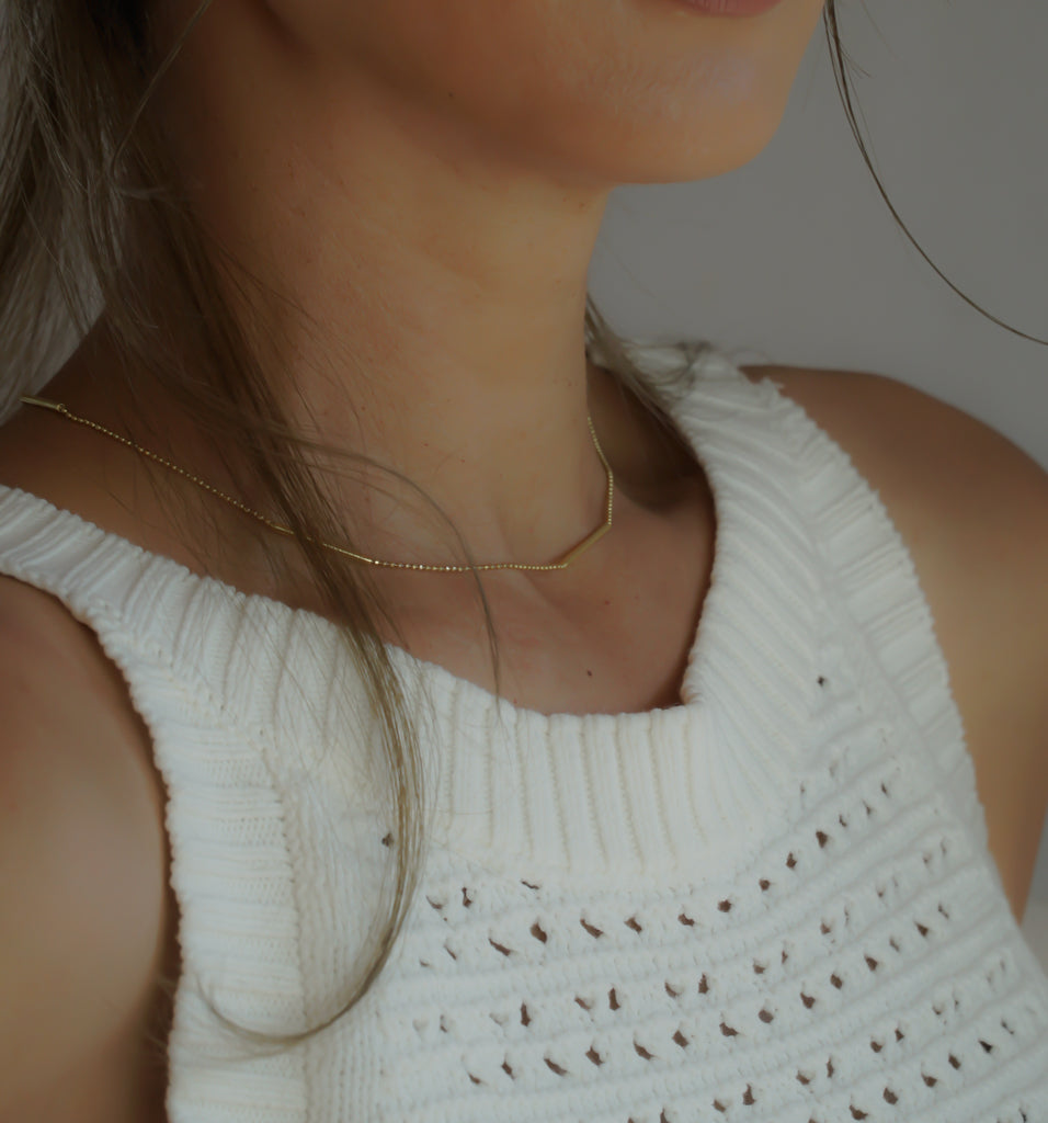 14K GOLD Ala Ala Choker
