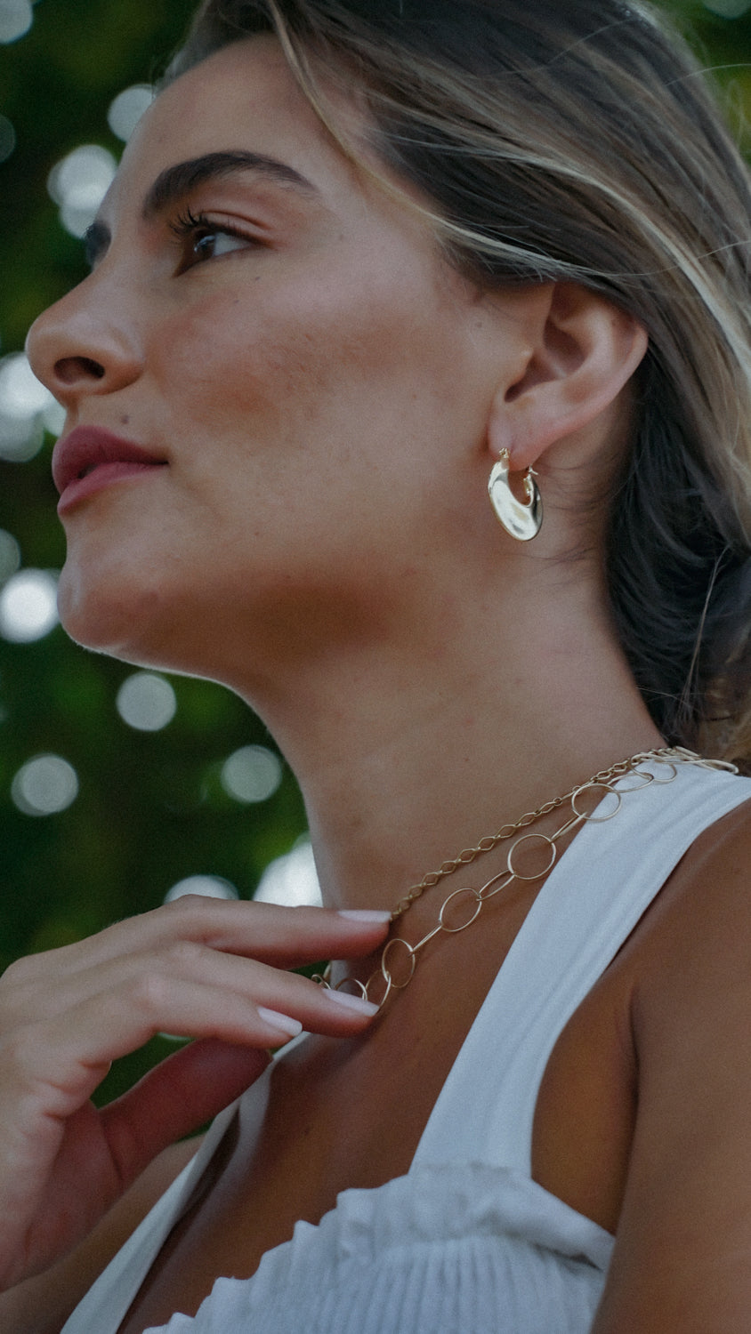Gold ili Earrings