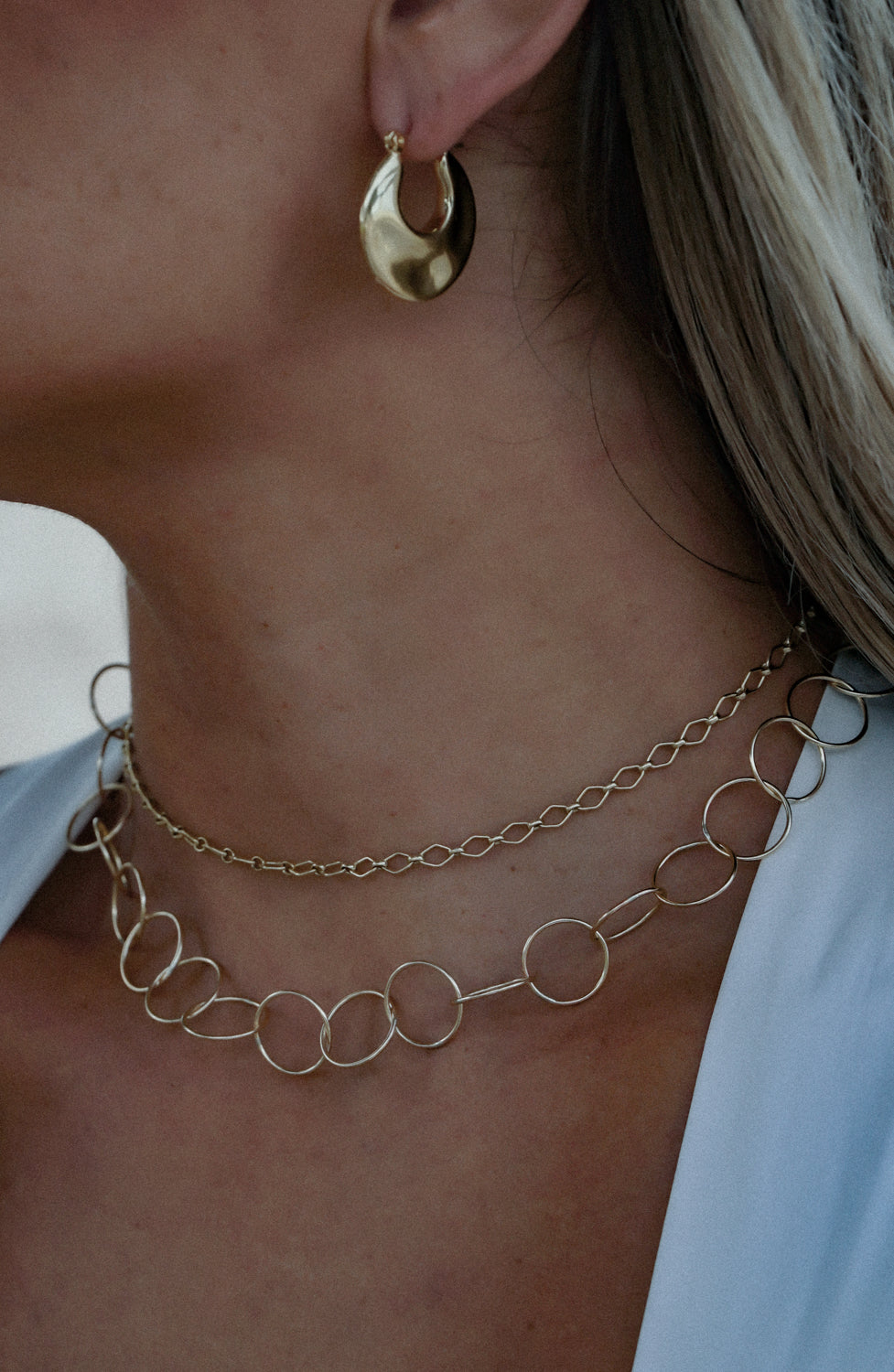 Gold ili Earrings