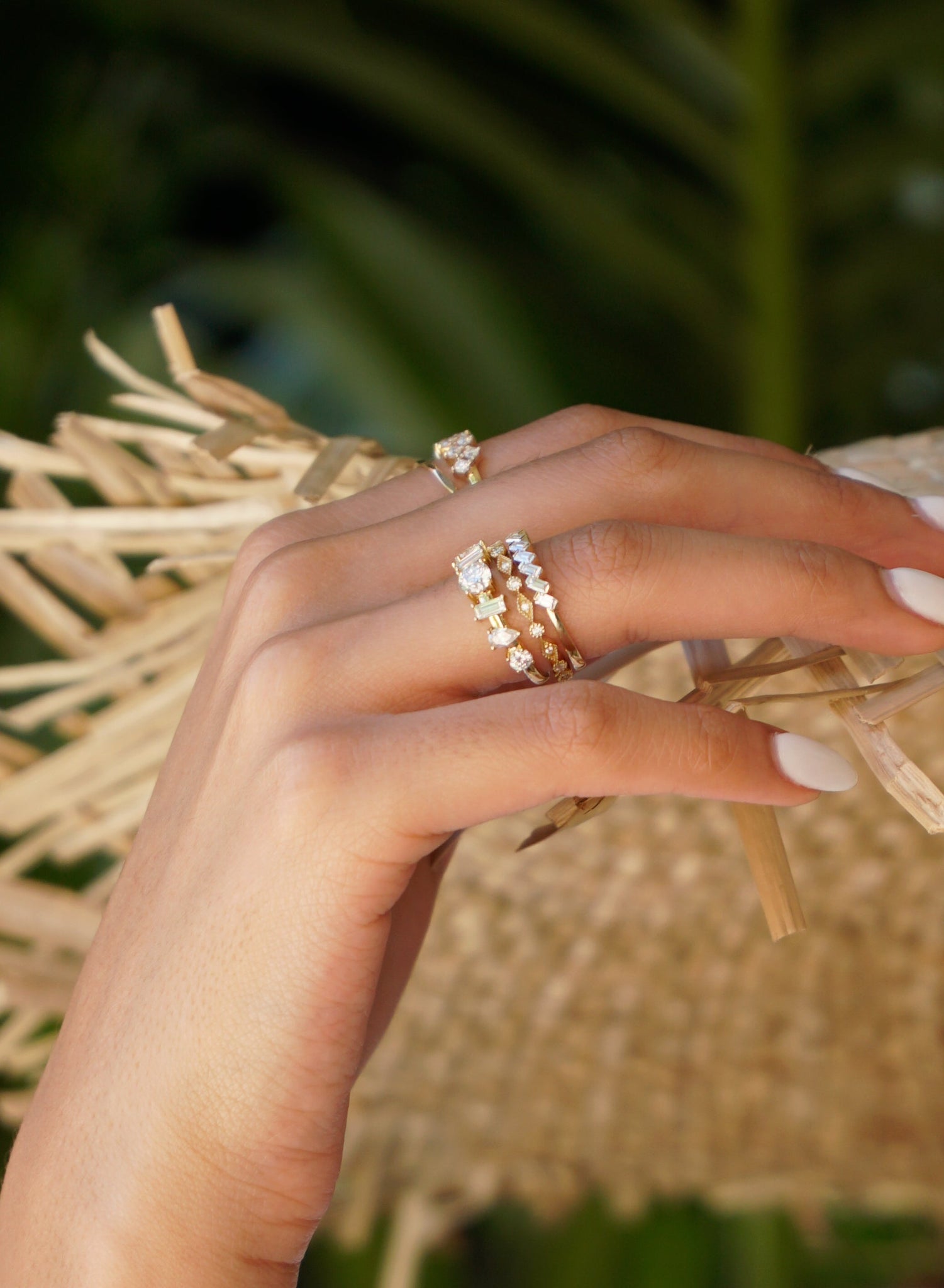 18K Kiara Rhombus Diamonds Ring