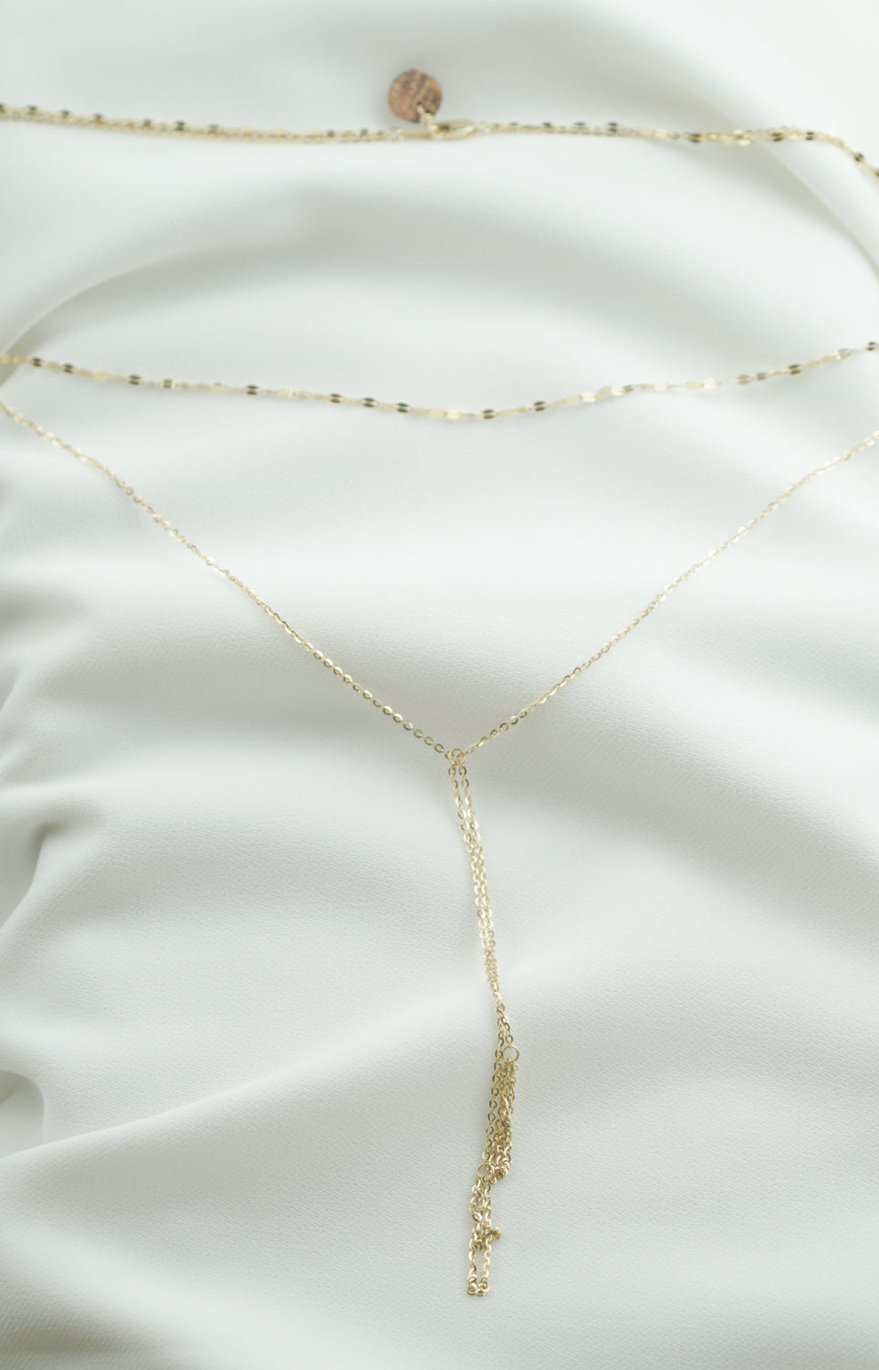 14K GOLD Pele's Tears Necklace