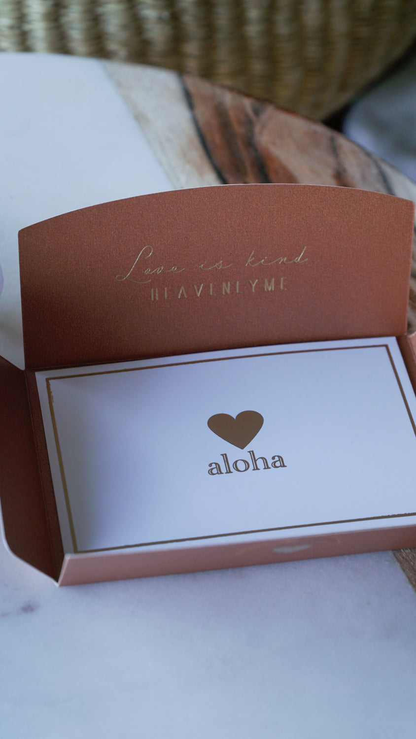 ALOHA Message CARD & WRAPPING