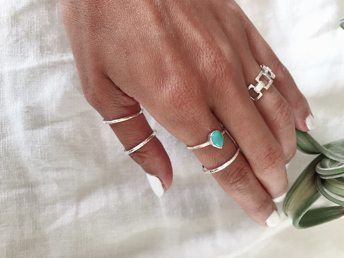 Silver Turquoise Ring