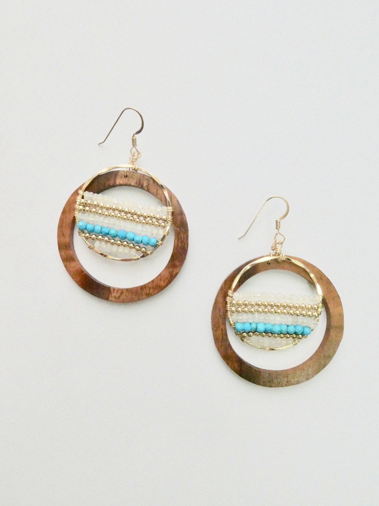 Taavi Adore Koa Wood Earrings