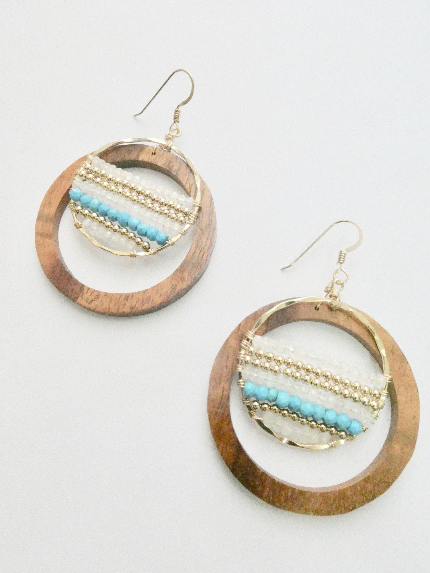 Taavi Adore Koa Wood Earrings