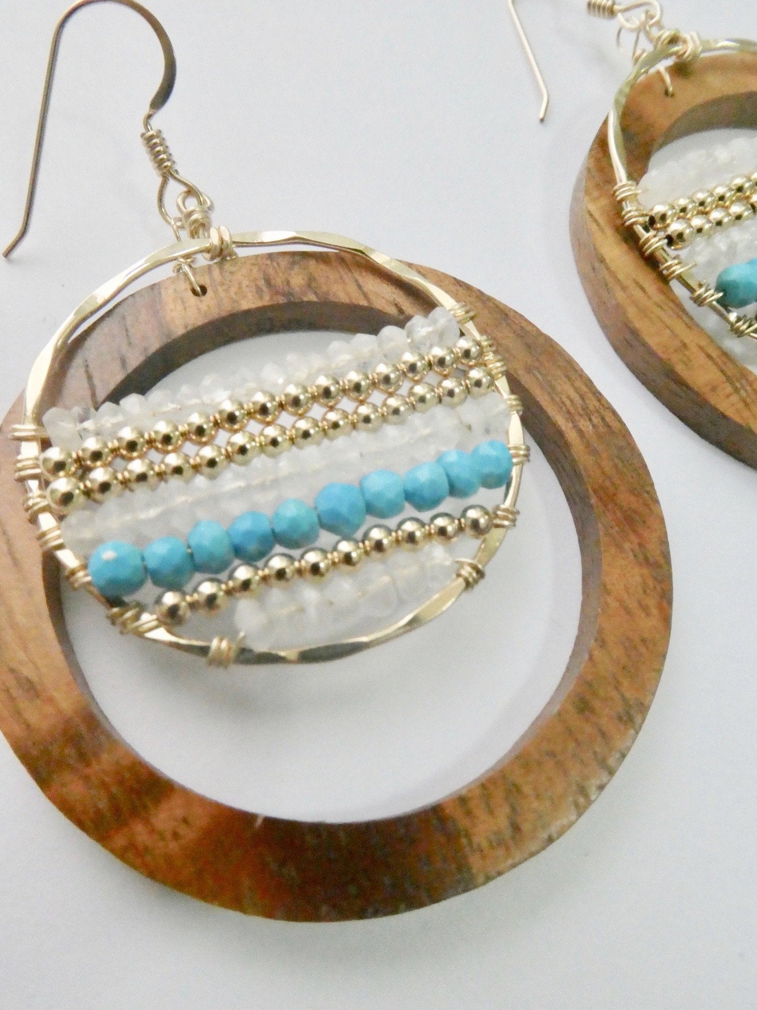 Taavi Adore Koa Wood Earrings