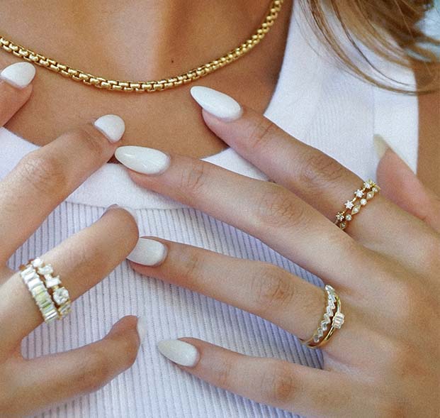 18K Kiara Rhombus Diamonds Ring