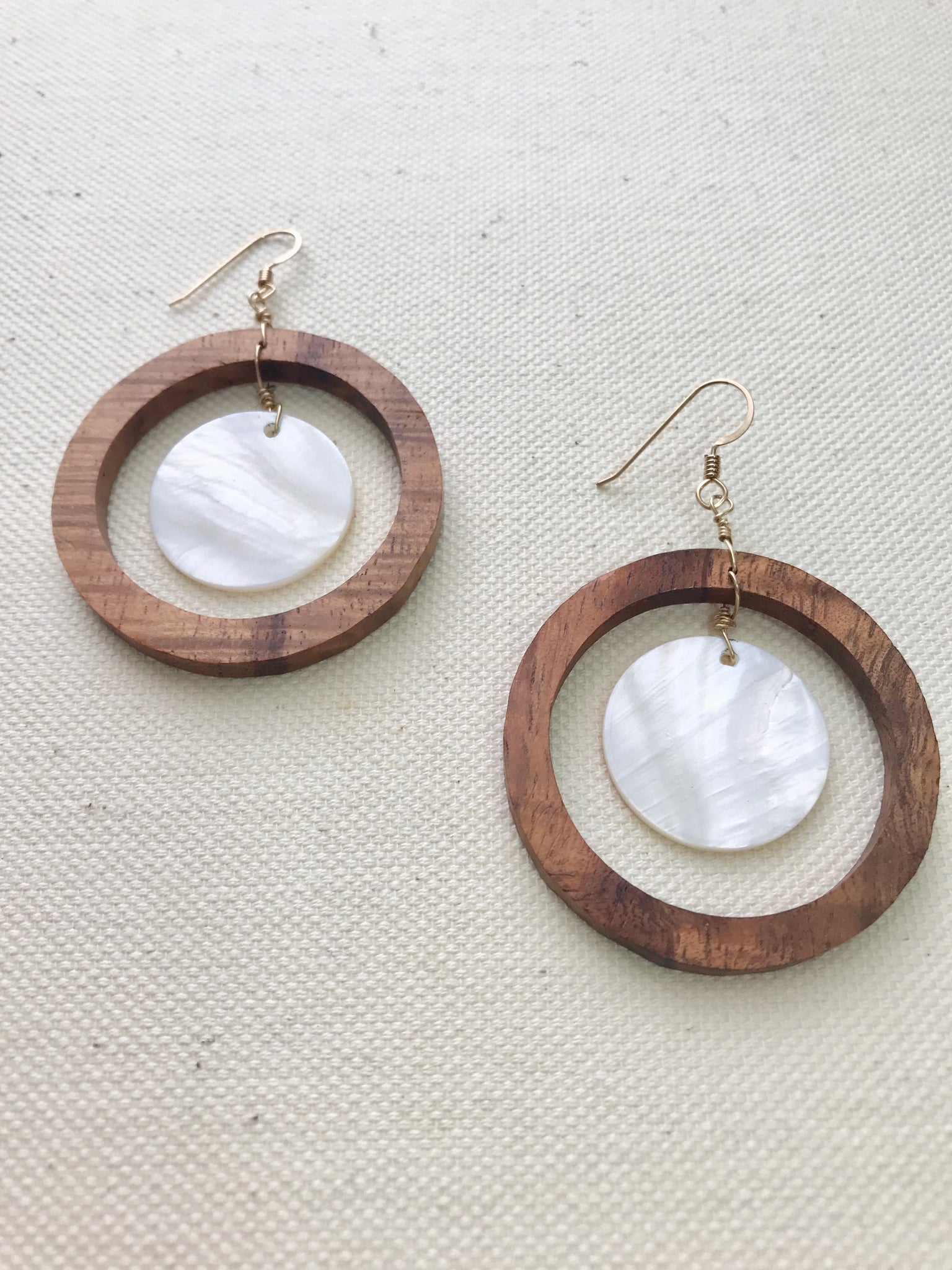 Double Moon Earrings