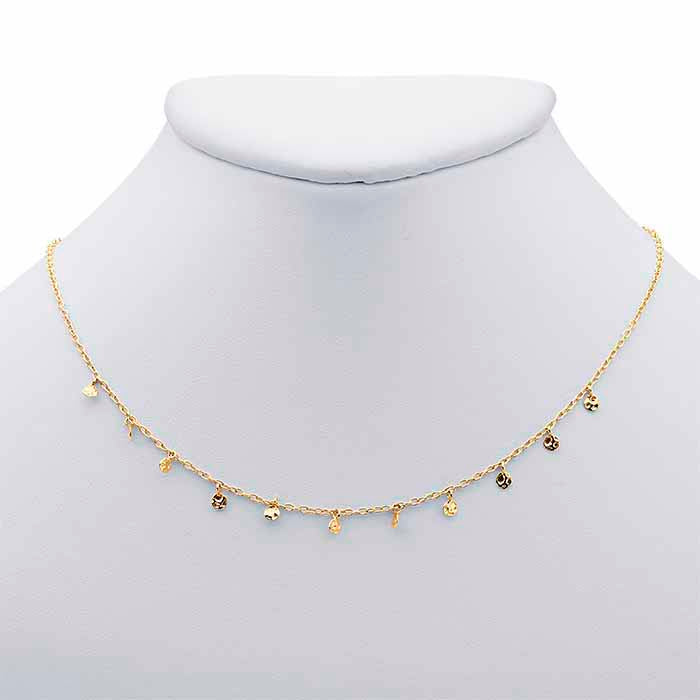 14K GOLD My Little Rocks Choker