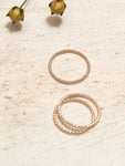Beaded Gold Ring
