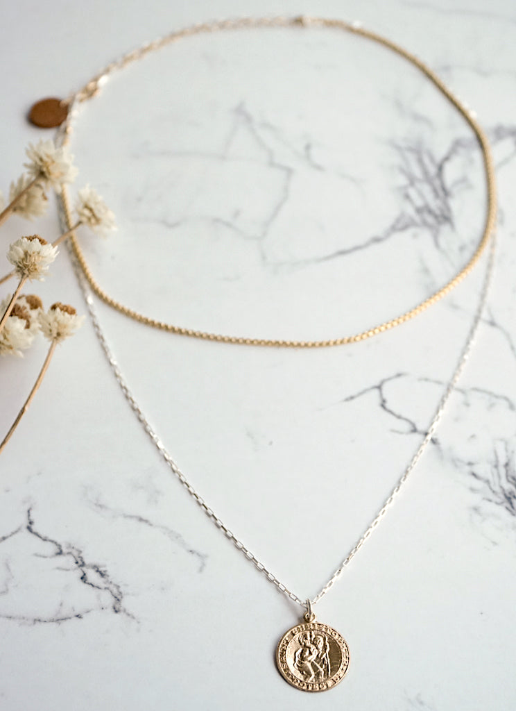 Pale Double Choker-Necklace