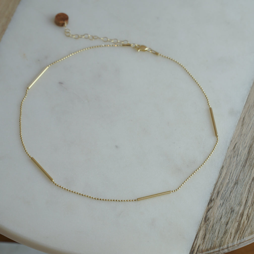 14K GOLD Ala Ala Choker