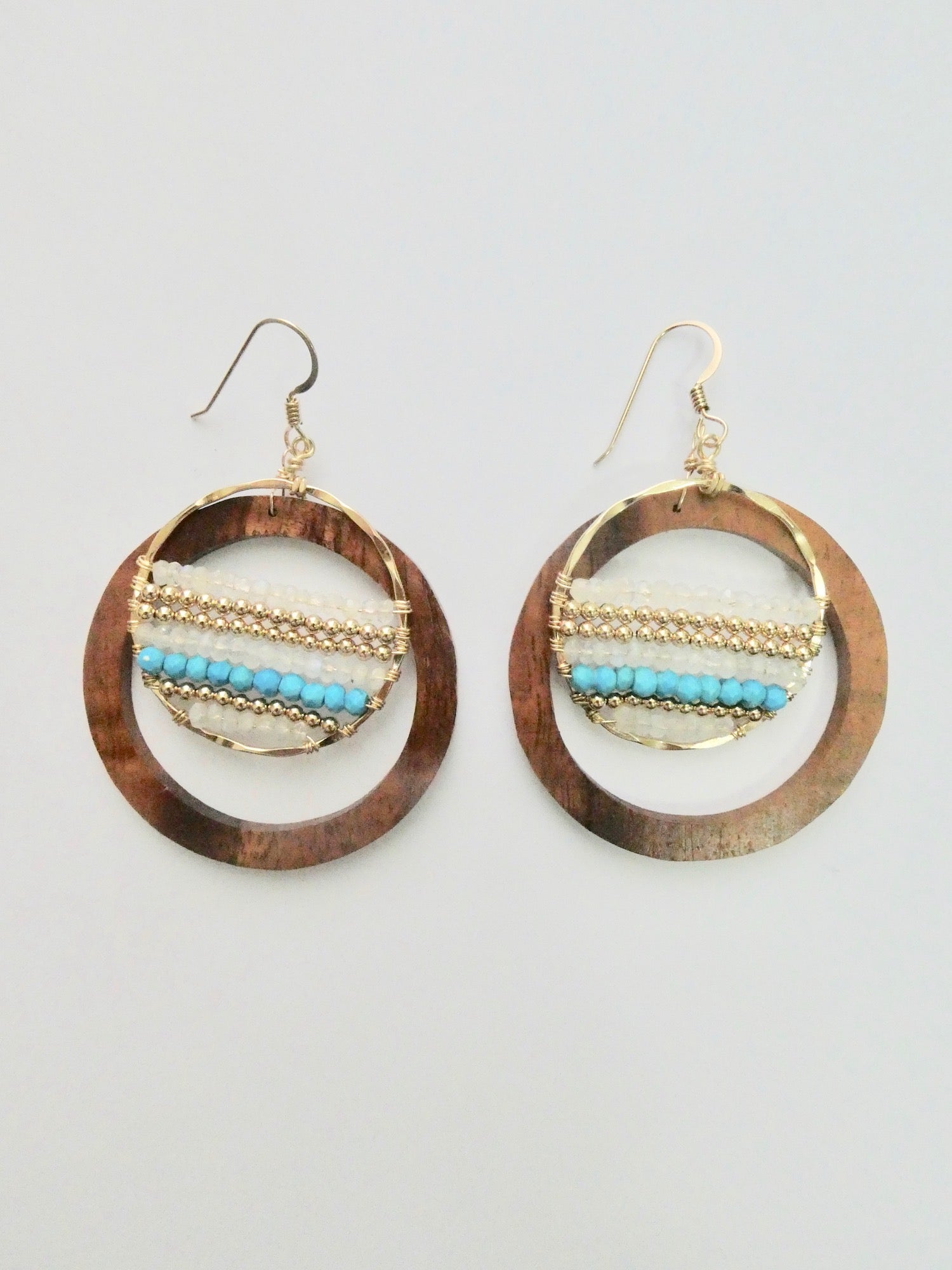 Taavi Adore Koa Wood Earrings