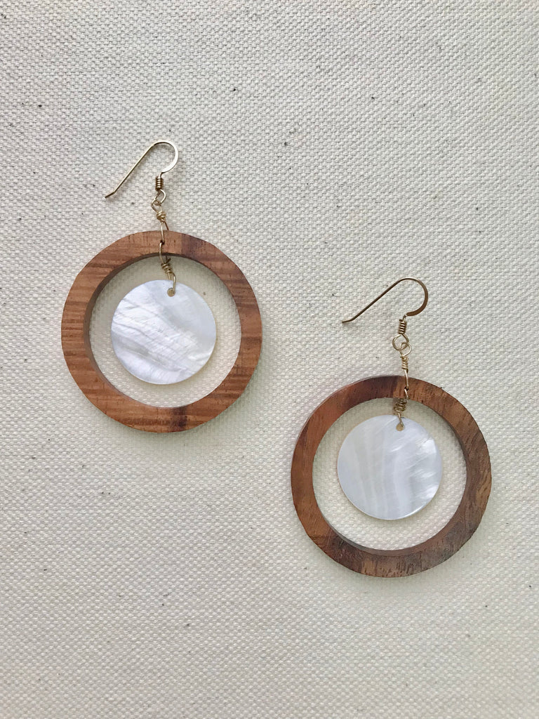 Double Moon Earrings